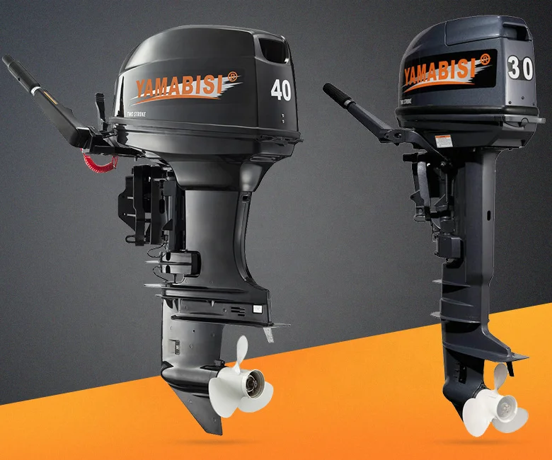 Original YAMABISI 40HP 2 Stroke Short Shaft Boat Outboard Engine Outboard Motor 29.4kw 703cc