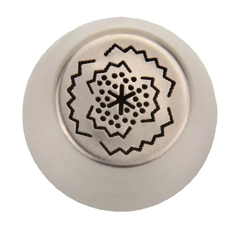 1 Pcs Stainless Steel Large Size Pretty Flower Tulip Piping Nozzle Cake Decorating Baking Cupcakes Frosting Icing Tips #BNO71