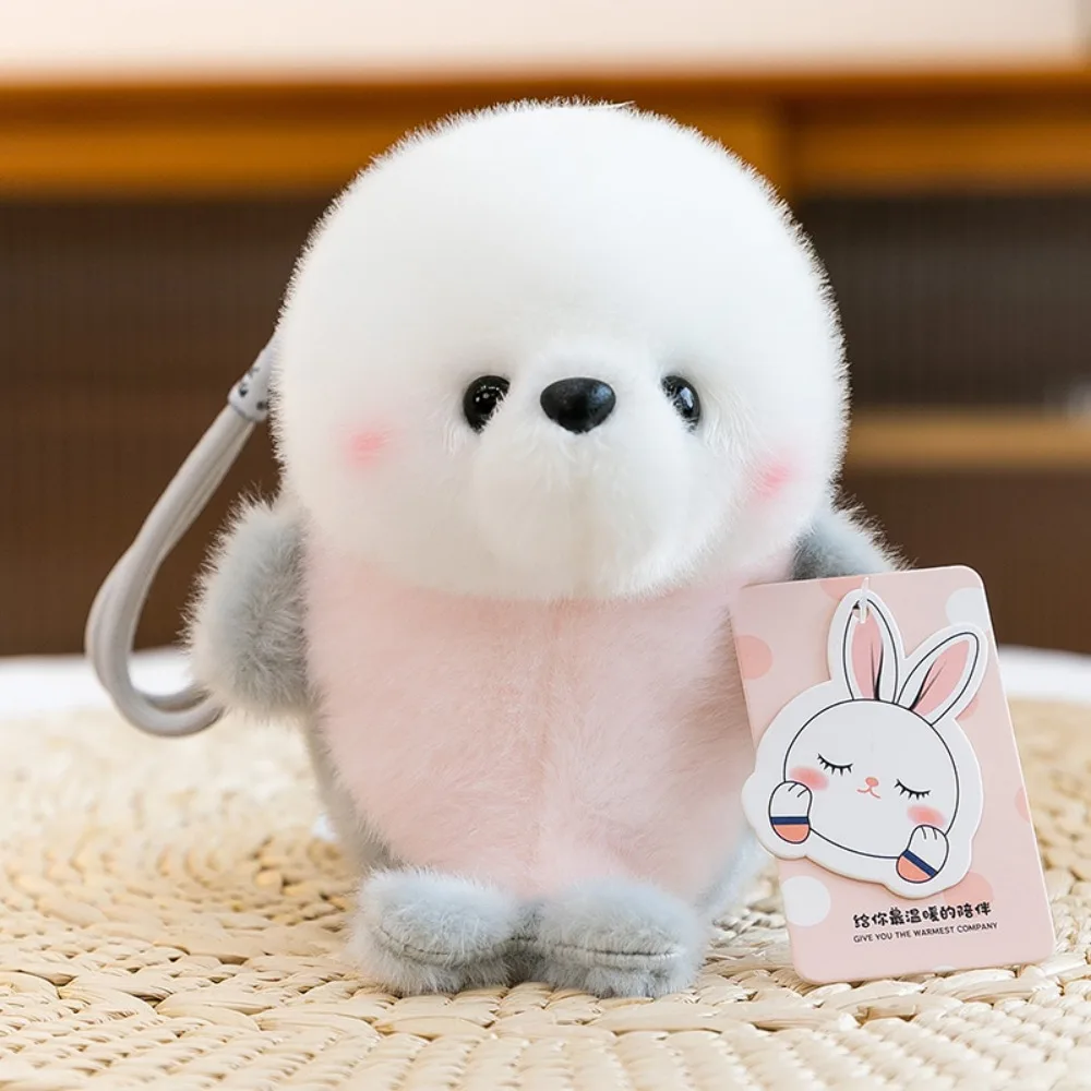 

Kids Marine Animal Dolphin Bag Pendant Stuffed Animals Plush Plush Keychain Soft Orca Seal Key Chain Gifts