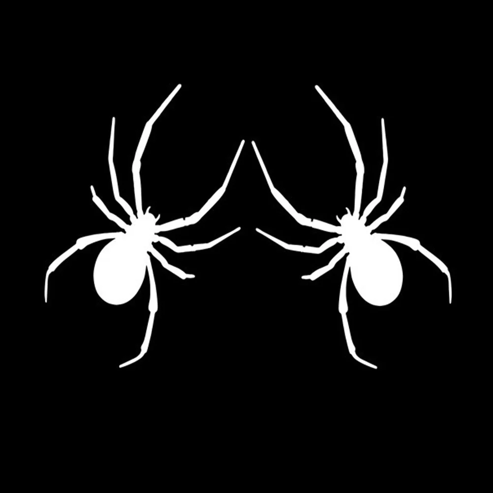 

Spider Shape Car Stickers Motorcycle Decals Bumper Rear Window Decor Funny Cartoon Design Durable Waterproof