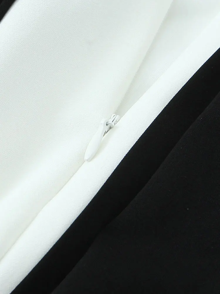 2025 Summer Women's Solid Mini Dress Splicing Design Dresses Women Sexy Backless Short Dress Elegant Slim Party Dresses