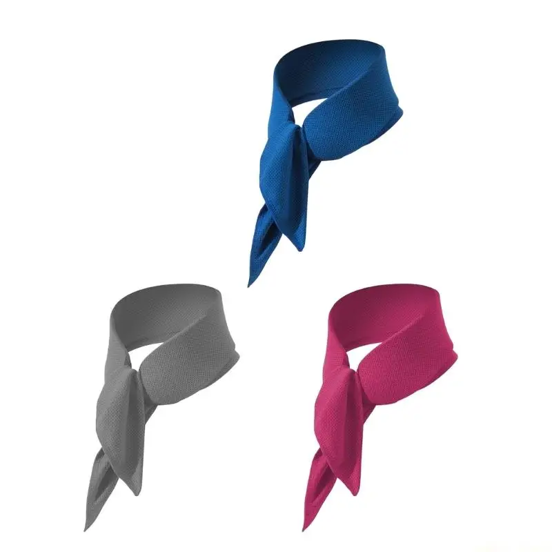 

31BF Stylish Cooling Hairband For Sports Yoga Gym Workouts Sweat Absorbent NonSlip Hairband