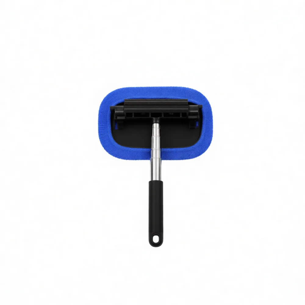 Car Windshield Wiper Brush Retractable Window Defogging Tool Auto Glass Duster Interior Mist Cleaning Maintenance Supply