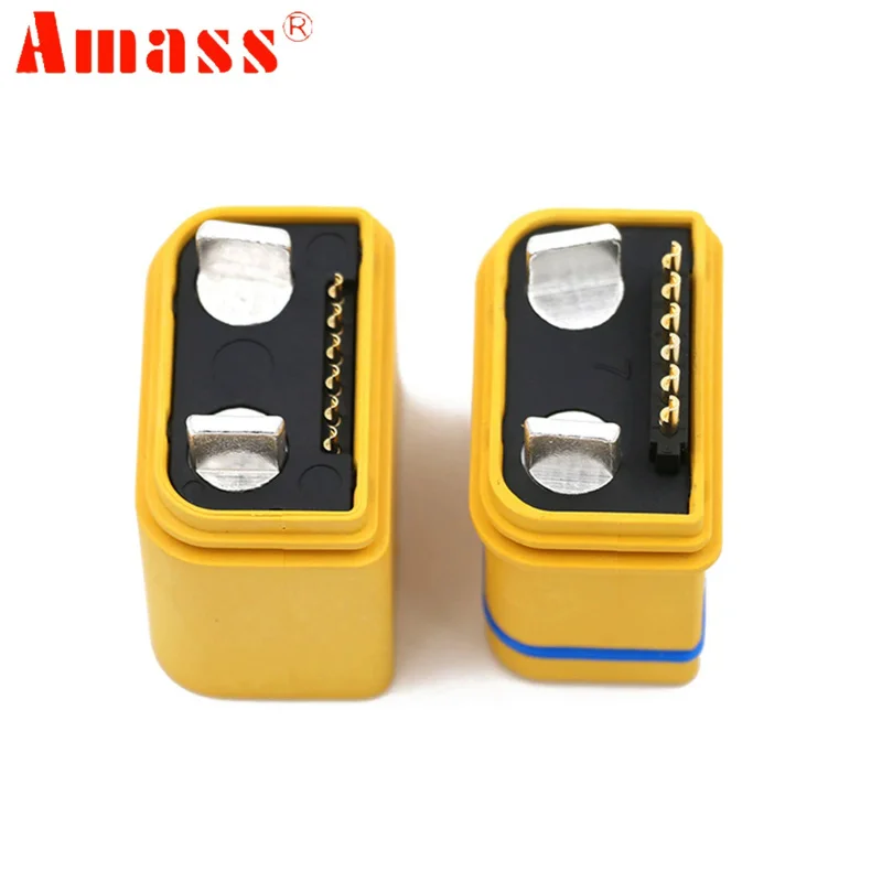 AMASS AS300E DC80V 150A  High Current Brass Silver Plated Connector For DJI Series Drone/ Agricultural Plant Protection Machine