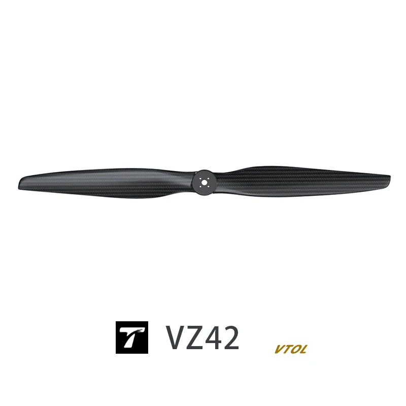 VZ42 프로펠러 T-MOTOR 수직/고정 날개 UAV 탄소 섬유 프로펠러/쌍 일반적으로 드론 부품