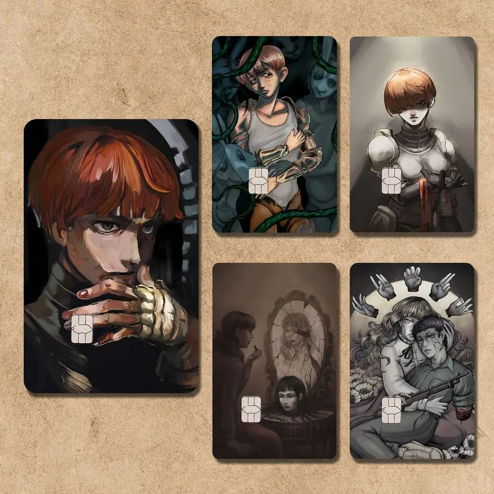 

Game F-Fear H-Hunger Credit Debit Bus campus Access Card Cool Decoration Waterproof Scratch Resistant Stickers