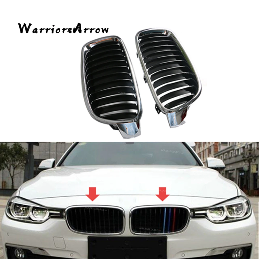 xdive – تحسين مظهر سيارتك بملصق أمامي معدني أنيق لسيارة BMW 3 Series F30