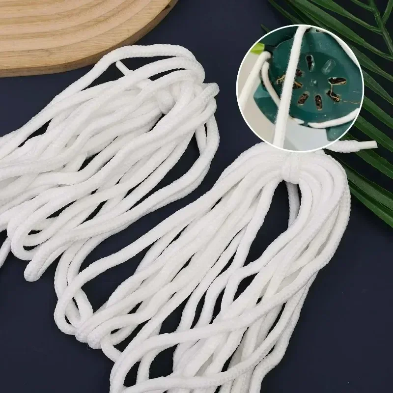 30-5M Self Watering Wick Cord Cotton String for Flower Pots Automatic Watering Absorbent Wicks Home Garden Flower Pot DIY Device