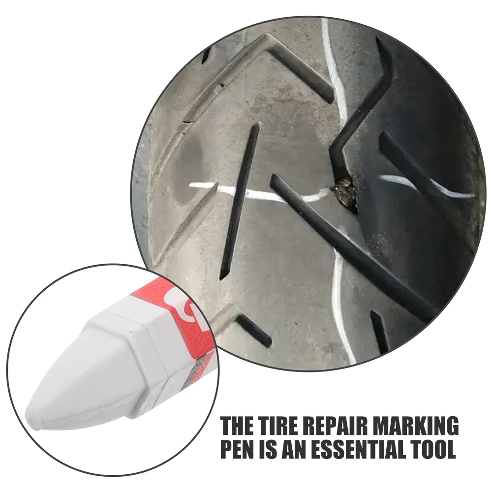 

3Pcs Tire Repair Marking Pen Permanent Automotive Marking Tool for Tire Surface Graffiti Draw Construction Supply Equipment