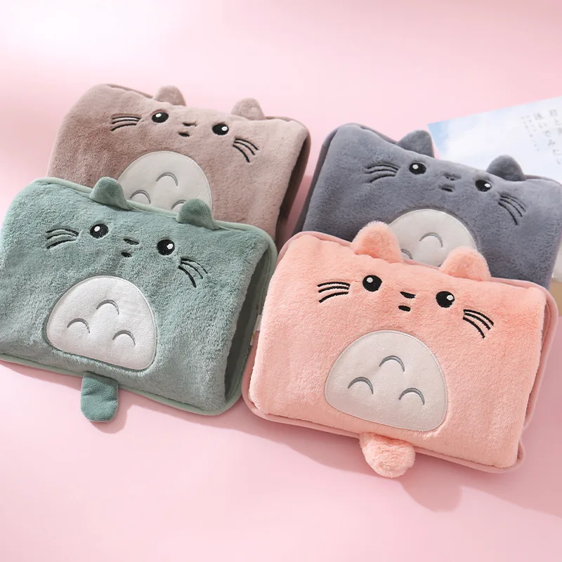 Winter Warm Keeping Articles Plush Animals Can Fill Hot Water Bags Cute Plush Rechargeable Hand Warmer Winter Warming Products