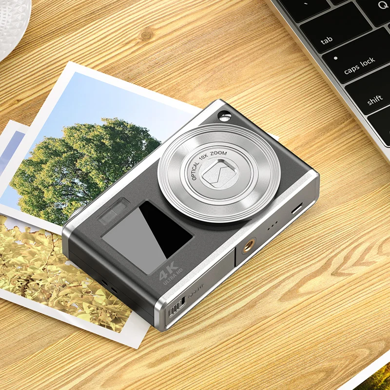 CMOS Digital Photo Camera SPRITE GROUP Forward Len Selfie Dual Screen FHD 1080P 6X Optical Zoom SD Card