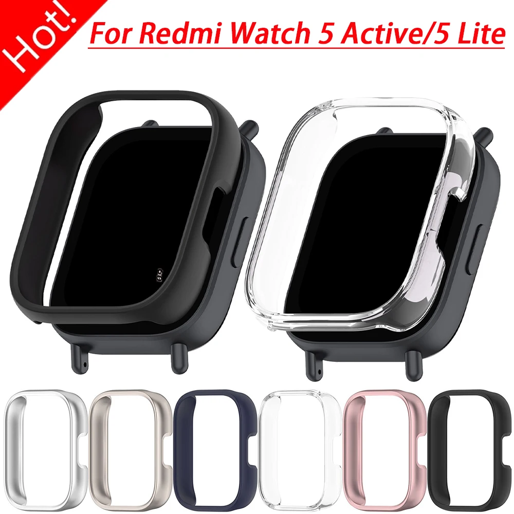 【セール中】PC ケース Xiaomi Redmi Watch 5 アクティブマットカバー保護中空バンパーシェル Redmi Watch 5 Lite スマートウォッチアクセサリー