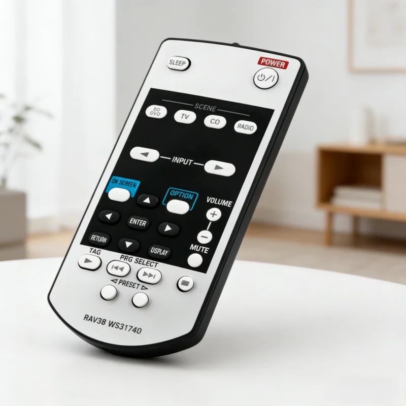 

RAV38-WS31740 Compatible Yamaha AV Remote Control Replacement for RX-V2065 HTR-62 Electronic Accessory