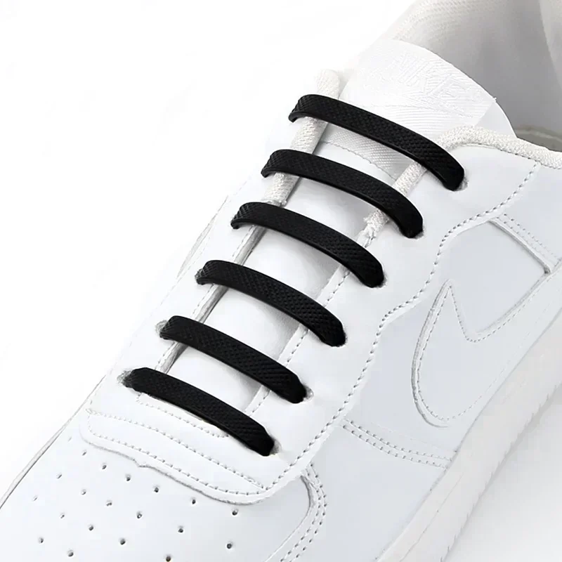 2025 New Silicone Elastic Shoelaces Fashion Unisex Athletic No Tie Shoe Lace All Sneakers Color Shoelaces for Kids and Adults