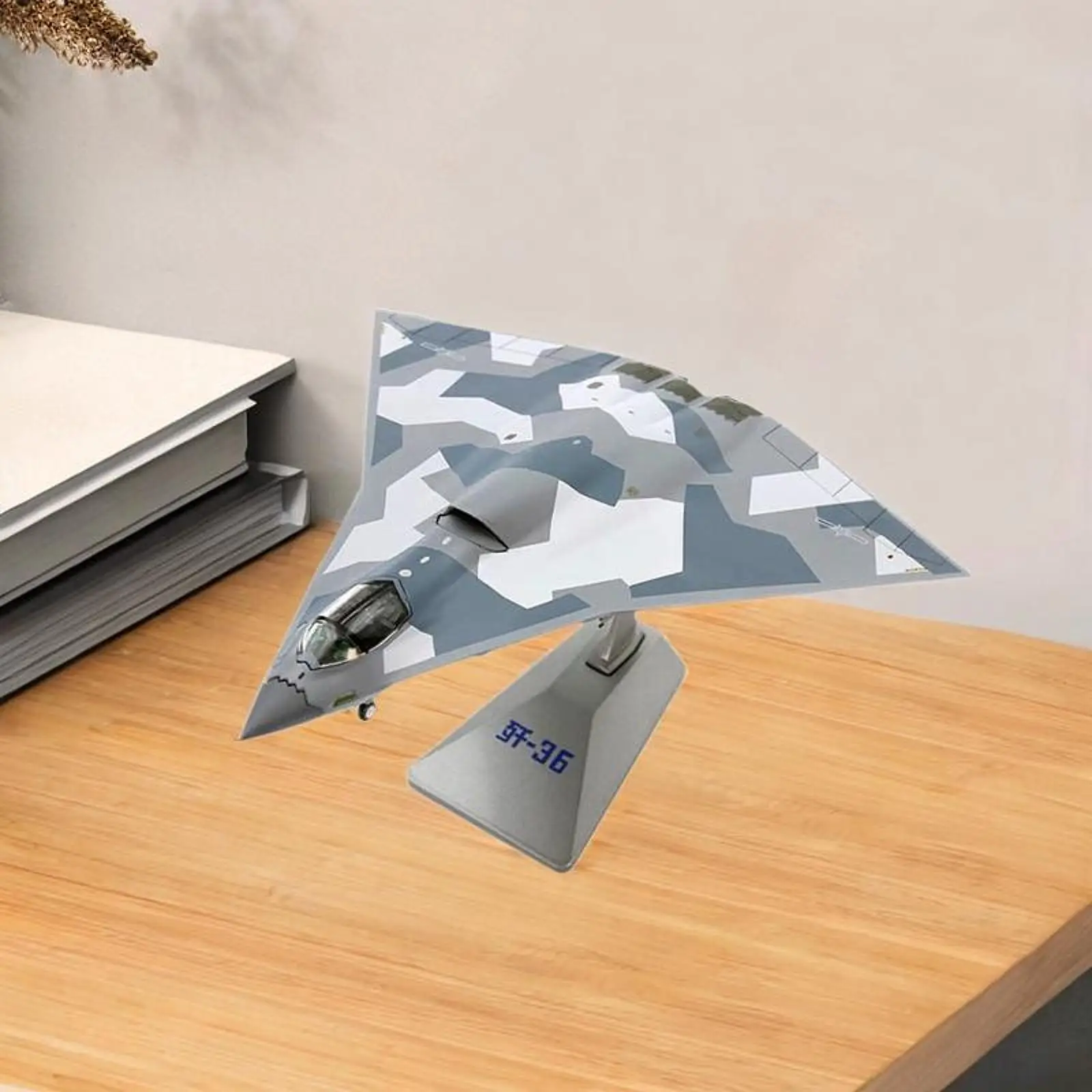 1/144 J36 Vechter Model Souvenir Diecast Vliegtuig Model Legering Vliegtuigen Model Ornament voor Plank Cafés Slaapkamer Home Collectie