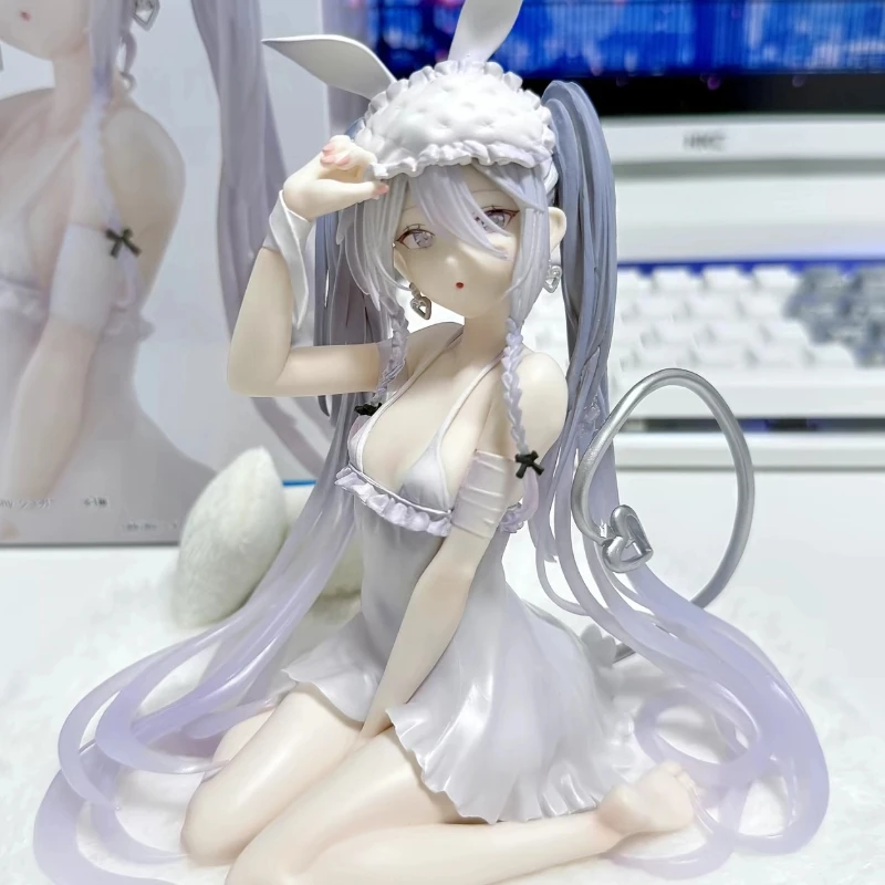 재고 있음 Sleepy Bunny Rurudo 이브 소녀 수집품 애니메이션 피규어 Pvc 탁상 장식 모델 생일 선물 소년 장난감