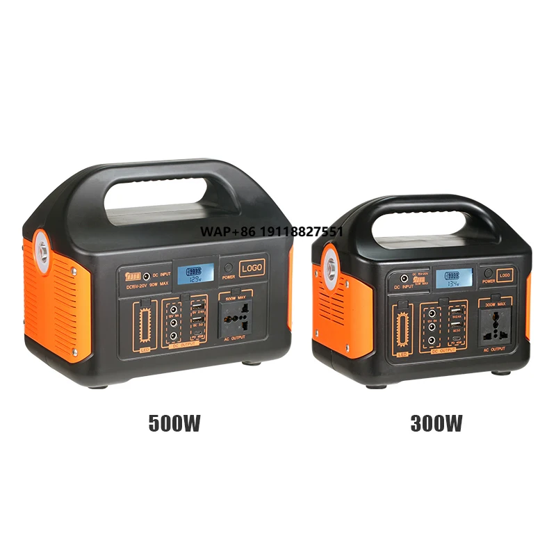 Portable solar generator set with inverter for emergency use