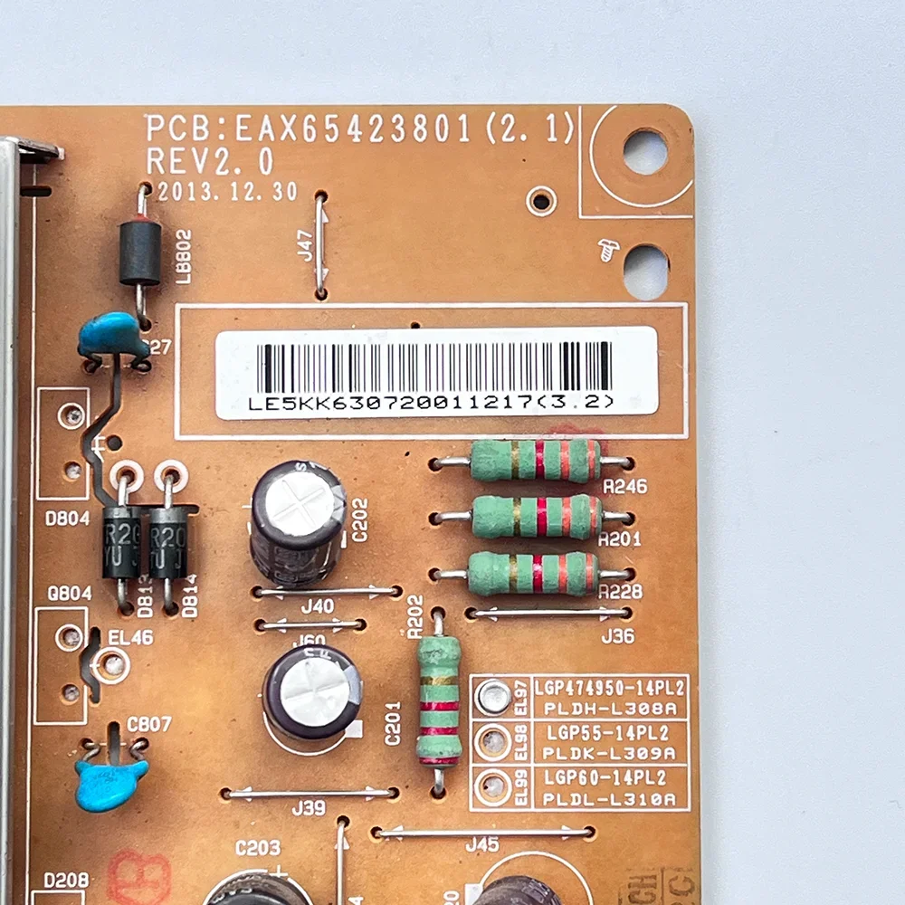 EAX 65423801 (2.1) EAY 63072101   LGP55-14PL2 Płytka zasilająca pasuje do 50LF6090LG 50LF6100LG 60LB6000LG 60LB6100LG 65LB5900LG Części TV