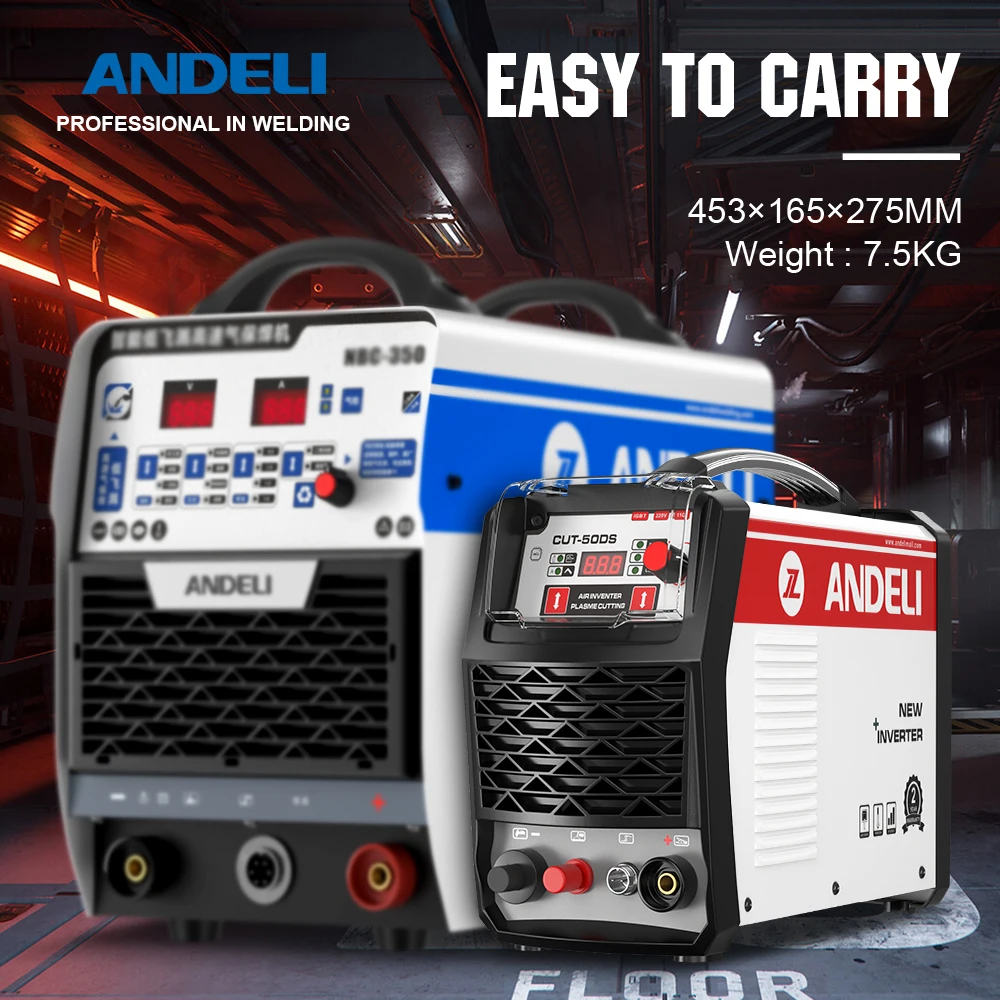 ANDELI CUT-50D DS Plasma Cutting Machine High-Frequency Pilot Arc HF DC Air Plasma Cutter