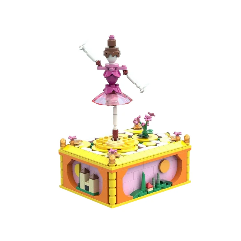 ตัวต่อ MOC นักเต้นบัลเล่ต์ 453 ชิ้น ของเล่น DIY สร้างสรรค์ ของขวัญคริสต์มาส ไอเดียสร้างสรรค์ ตัวต่อเสริมพัฒนาการเด็ก