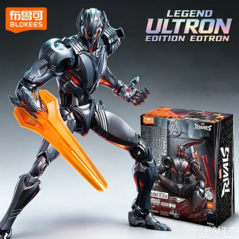Model Kit Ultron - Nuovo Blokees Legend Edition Marvel Rivals