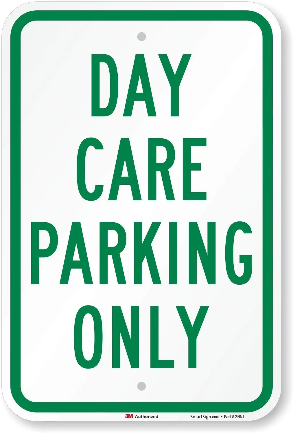 Day Care Parking Only Sign Garage Decor Safety Sign Caution Warning Sign Tin Metal Decor Sign 8X12