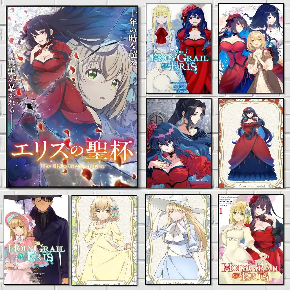 Japanese Anime T-The Holy Grail of Eris Poster Pegatina artistica HD autoadhesiva impermeable para salon dormitorio