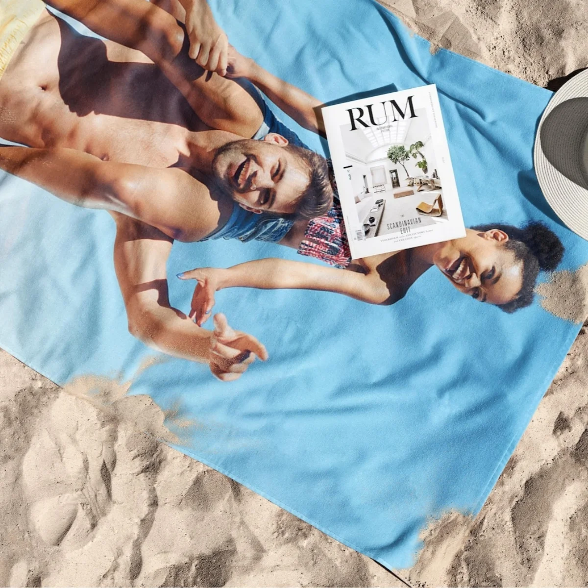 A Custom Photo Beach Towel—Available in Various Sizes, Suitable for Multiple Occasions, and Easy to Carry. image 6