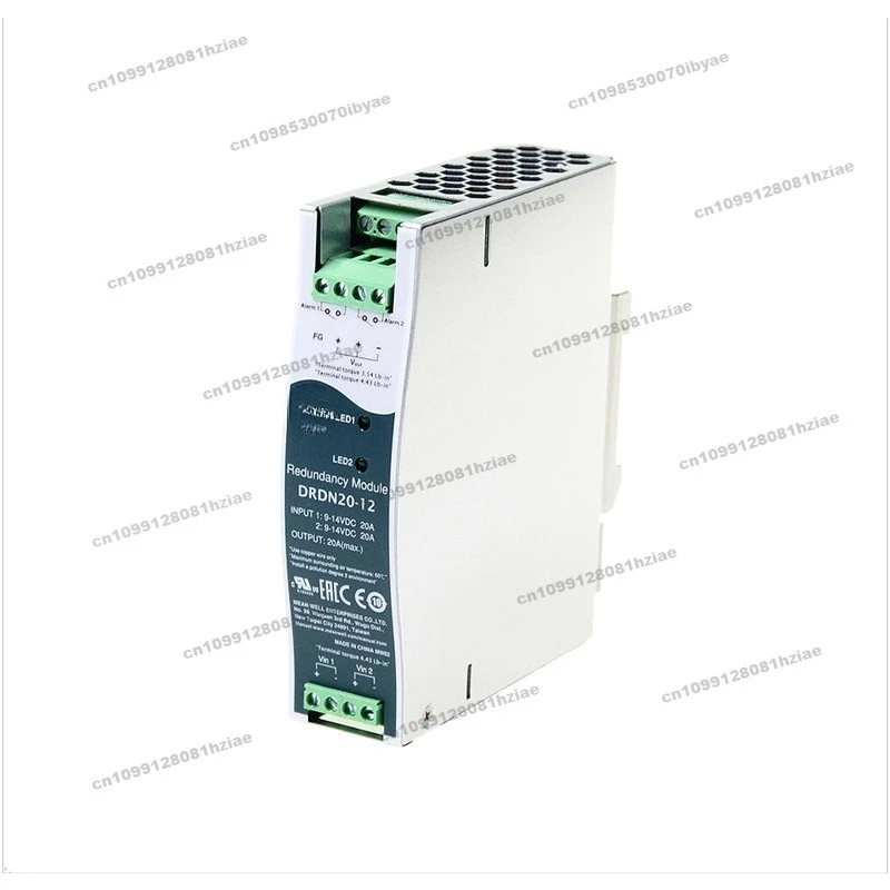 

DR DN20 - 12/24/48 V 20A Rail Mount Power Redundancy Control Module