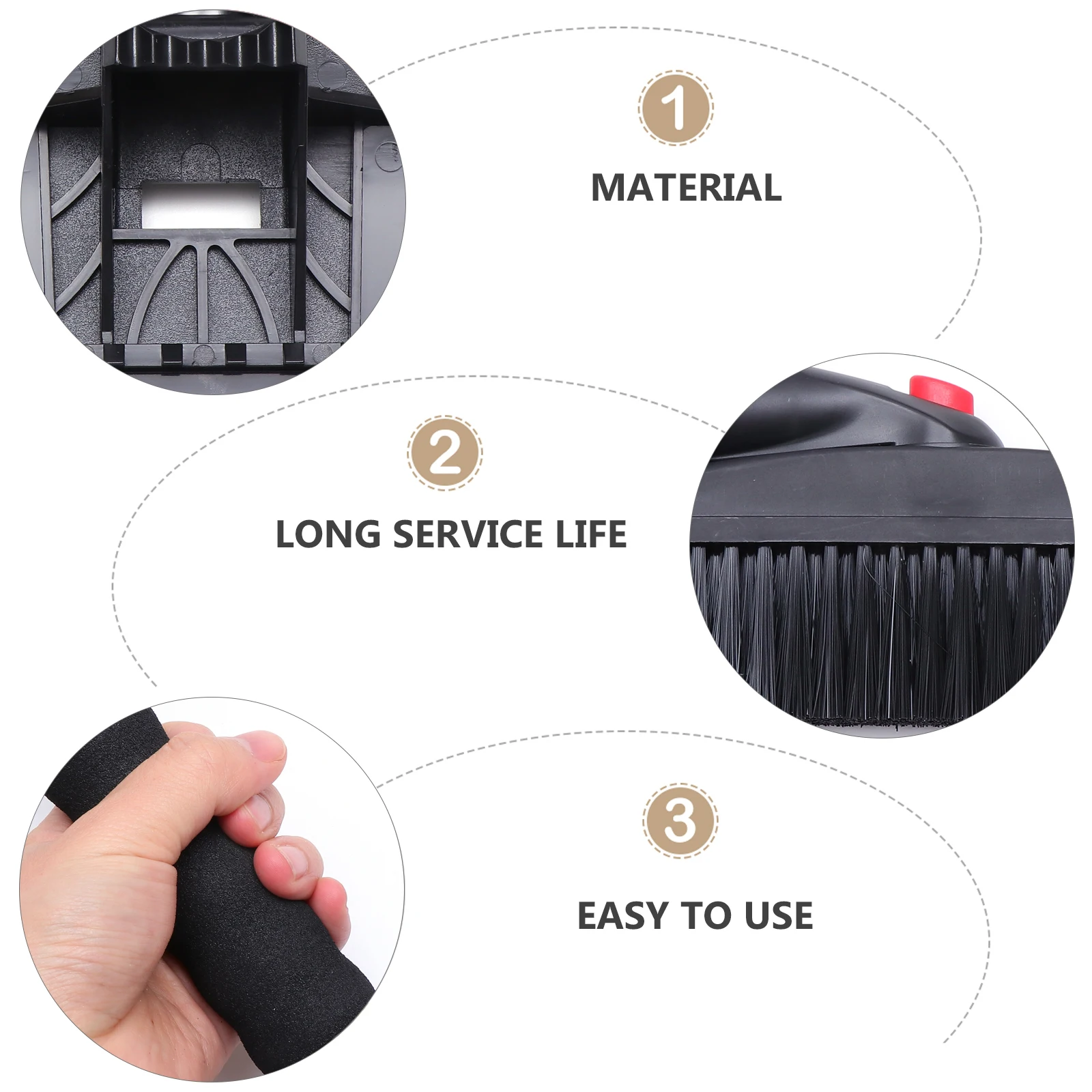 

1 set Shovel Set Ice Scraper Brush Car Removal Tools Winter Snow Removal Roof Cleaning Practical Gifts Snow Remover Tool