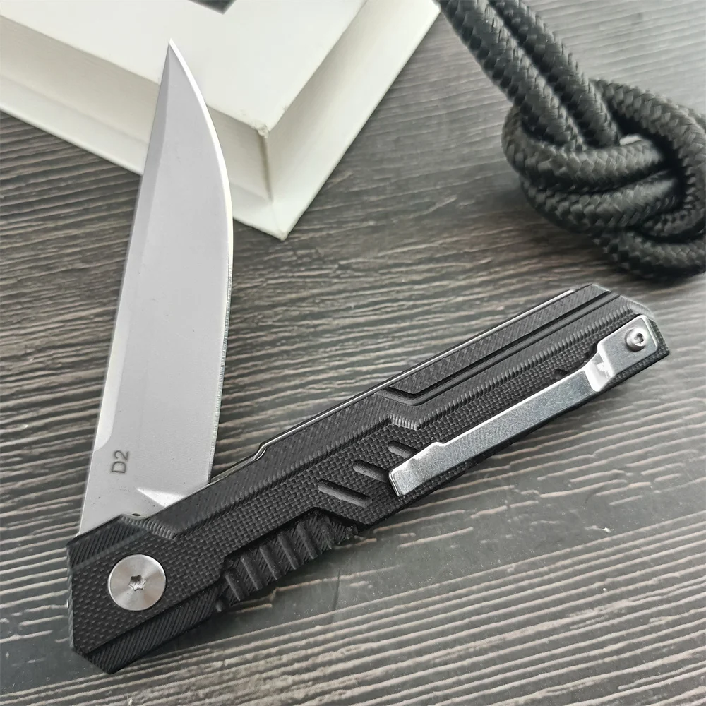 

Ball Bearing Pocket Mini Folding 8CR13MOV Blade Knife Black G10 Handle Outdoor Survival Camping Knives Hunting EDC Sharp Tool