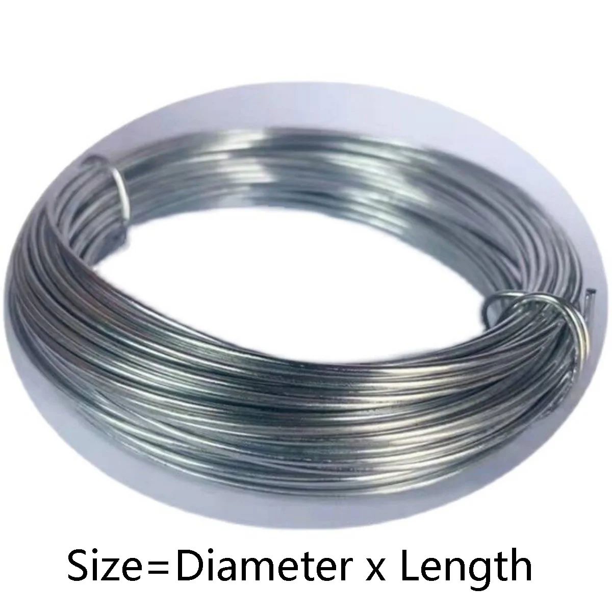 Exposed Iron Wire Ultrafine 0.3mm-1.6mm Diameter Solid Steel Wires for Climbing plants, Trellis, Sculpting, Floral, Shaping