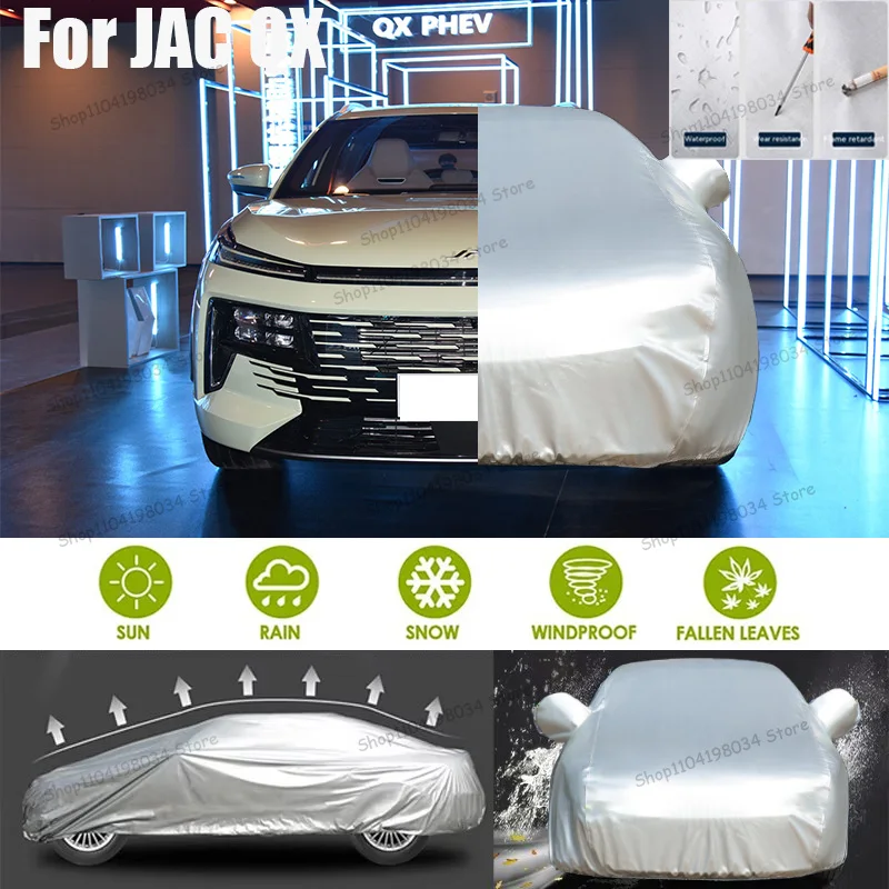 

For JAC QX Auto Anti snow Anti dust Sunscreen Anti-uv Anti peeling paint And Anti Rainwater 210t car cover Car cover