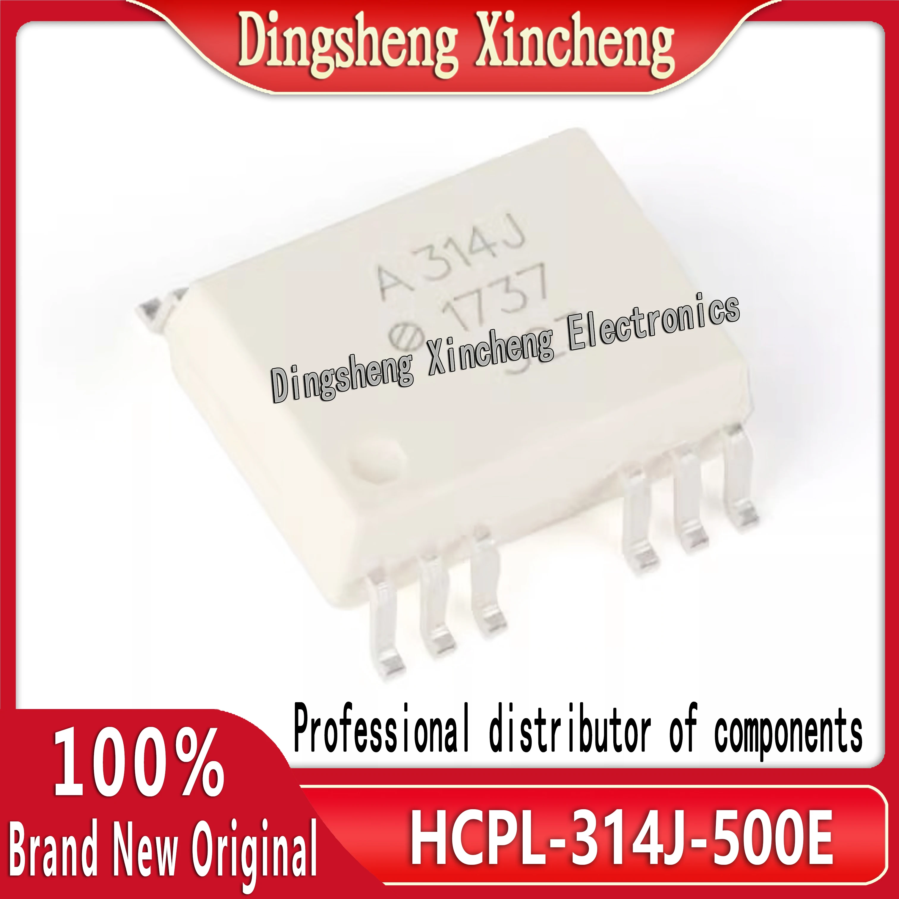 Original genuine HCPL-314J-500E SOIC-16 IGBT gate driver optocoupler chip