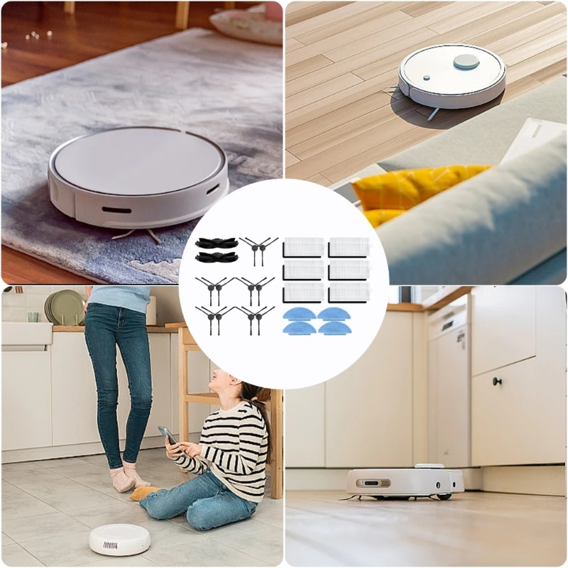 Для робота-пылесоса Tikom L9000 основная боковая щетка HEPA-фильтр швабра A0NC