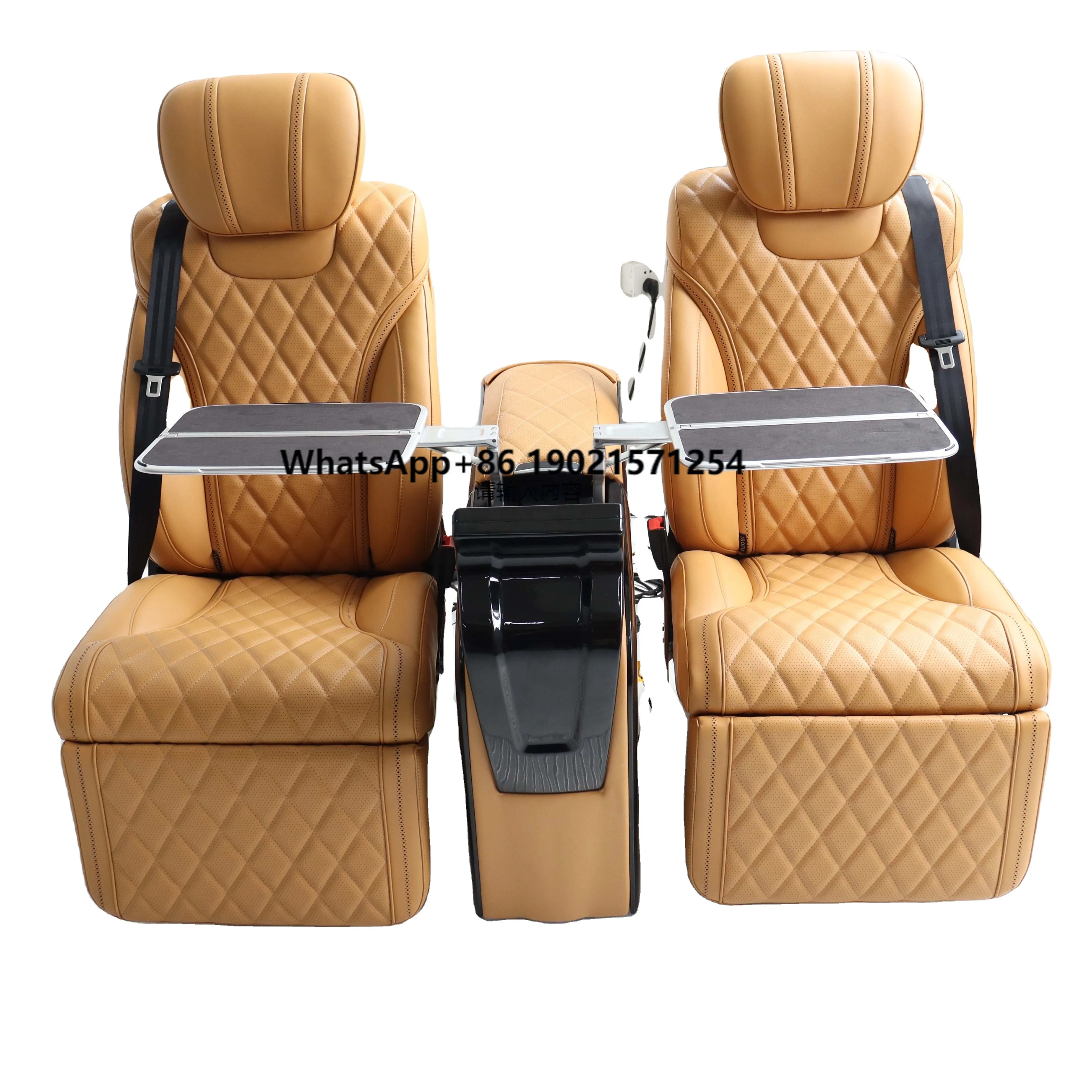 2025 China Manufacturers  Luxury Van Interior Customized Car Seat  with Center Console Armrest