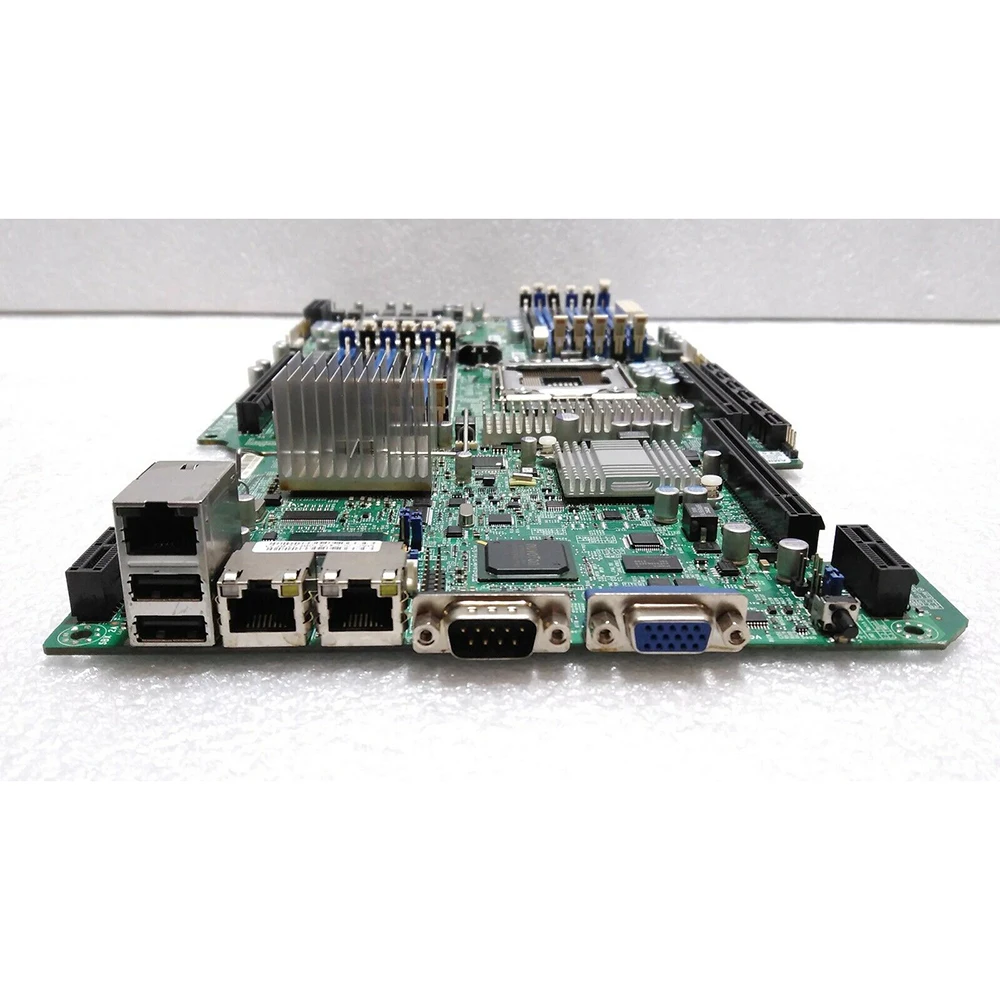 เมนบอร์ดสําหรับ Supermicro X8DTG-DF 1366 เมนบอร์ดทดสอบอย่างเต็มที่