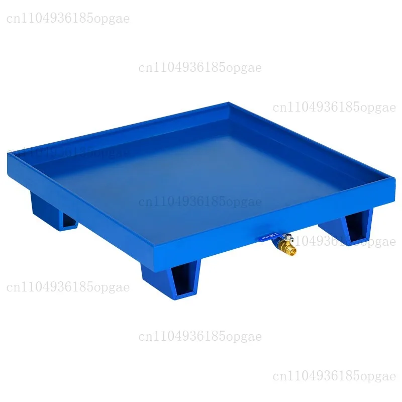 Anti-leakage tray Removable pallet Hazardous waste oil drum Metal oil tray Anti-leakage container Forklift iron tray
