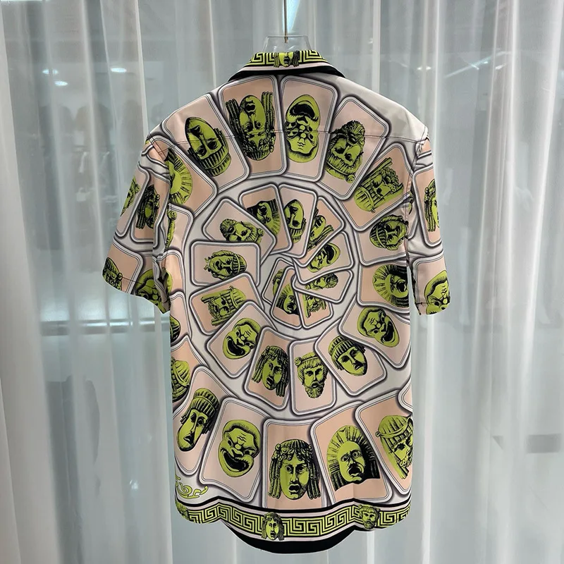 Summer thin shirts new jackets ins shirts Hong Kong style loose trend versatile short-sleeved clothes handsome shirts