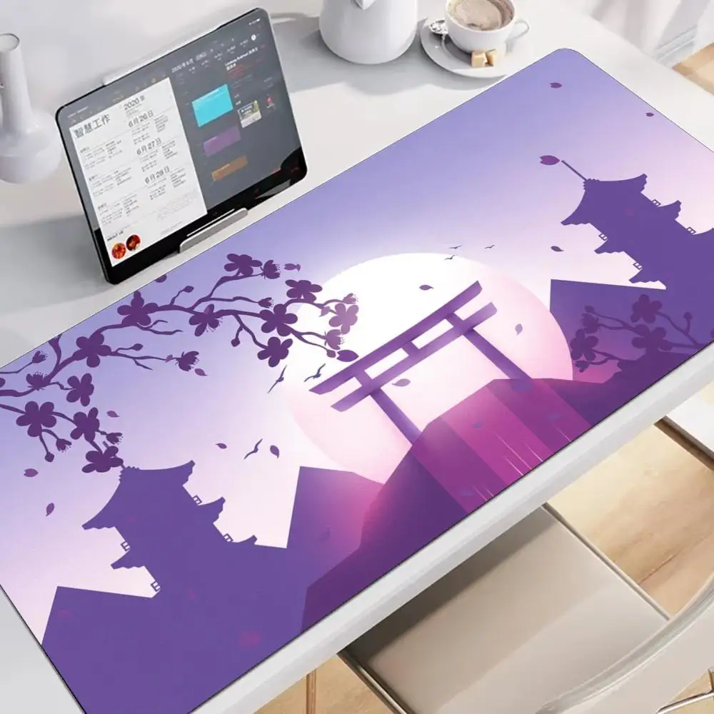 Sakura Scenery Mouse Pads Large Gaming Extended Pads Mousepads Mouse pad XXL Non-slip Laptop Tablet Mat PC Playmat tapis bureau