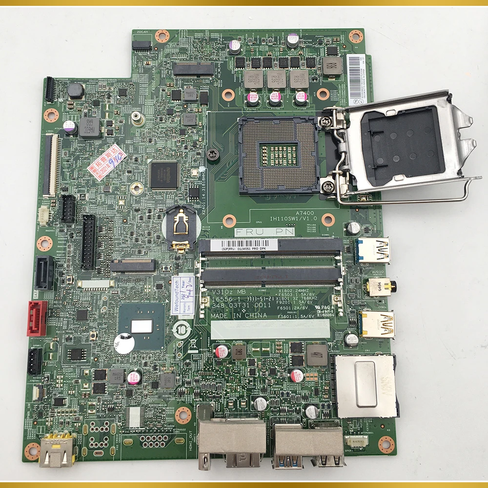 Placa-mãe tudo-em-um para Lenovo, IH110SW1, S3150, A7400, V310Z, 16556-1A, 01LM051