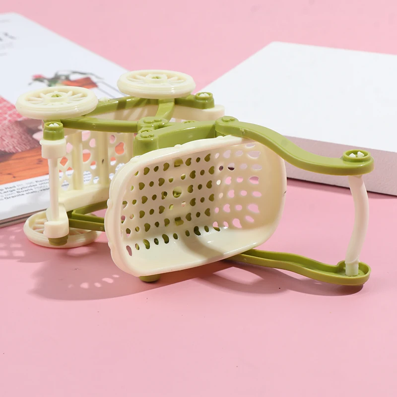 Mini carrello venditore campione per bambino finta gioca giocattolo decorazione casa delle bambole
