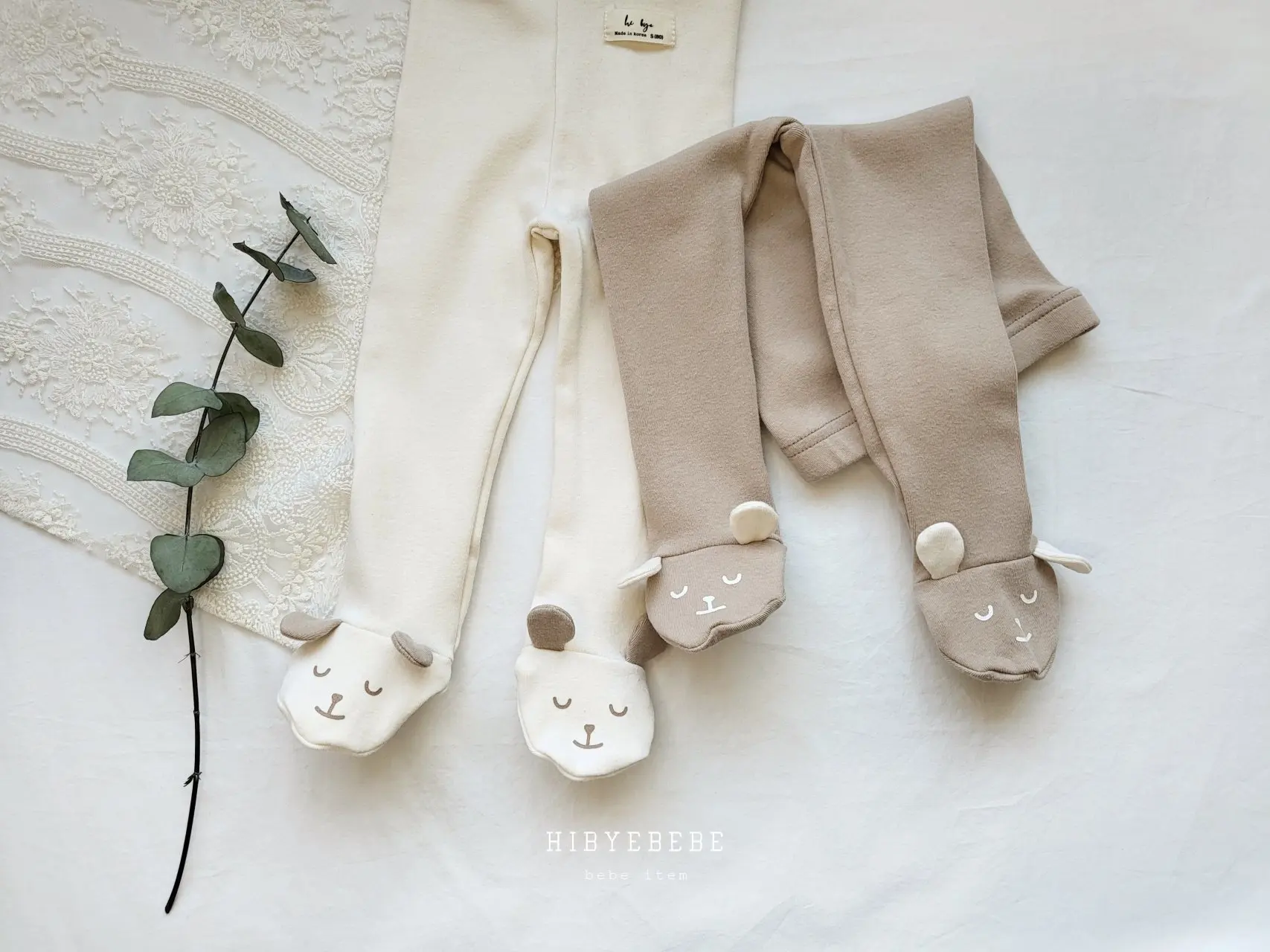 2026 Spring New Baby Cotton Leggings Girls Cute Cartoon Bear Pantyhose Cotton Infant Toddler Tights Trousers Newborn Clothes