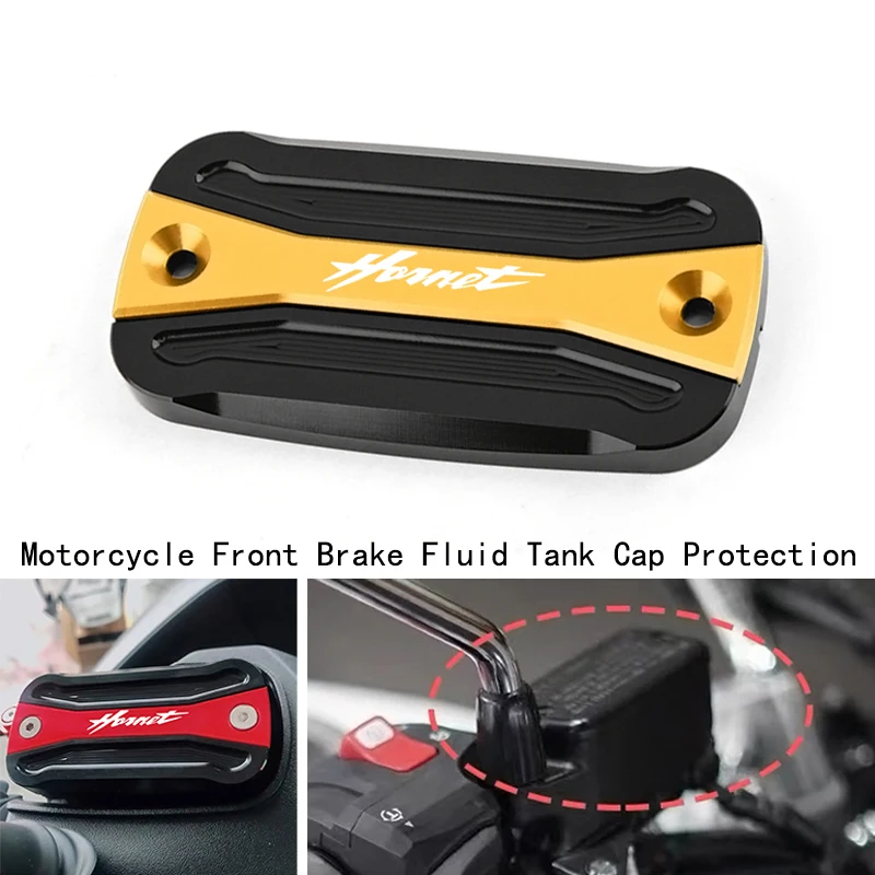 For Honda Hornet 600 900 CB600F 1998-2014 CB750 2022-2025 Hornet900 Hornet600 CNC Front Brake Reservoir Fluid Tank Oil Cup Cover