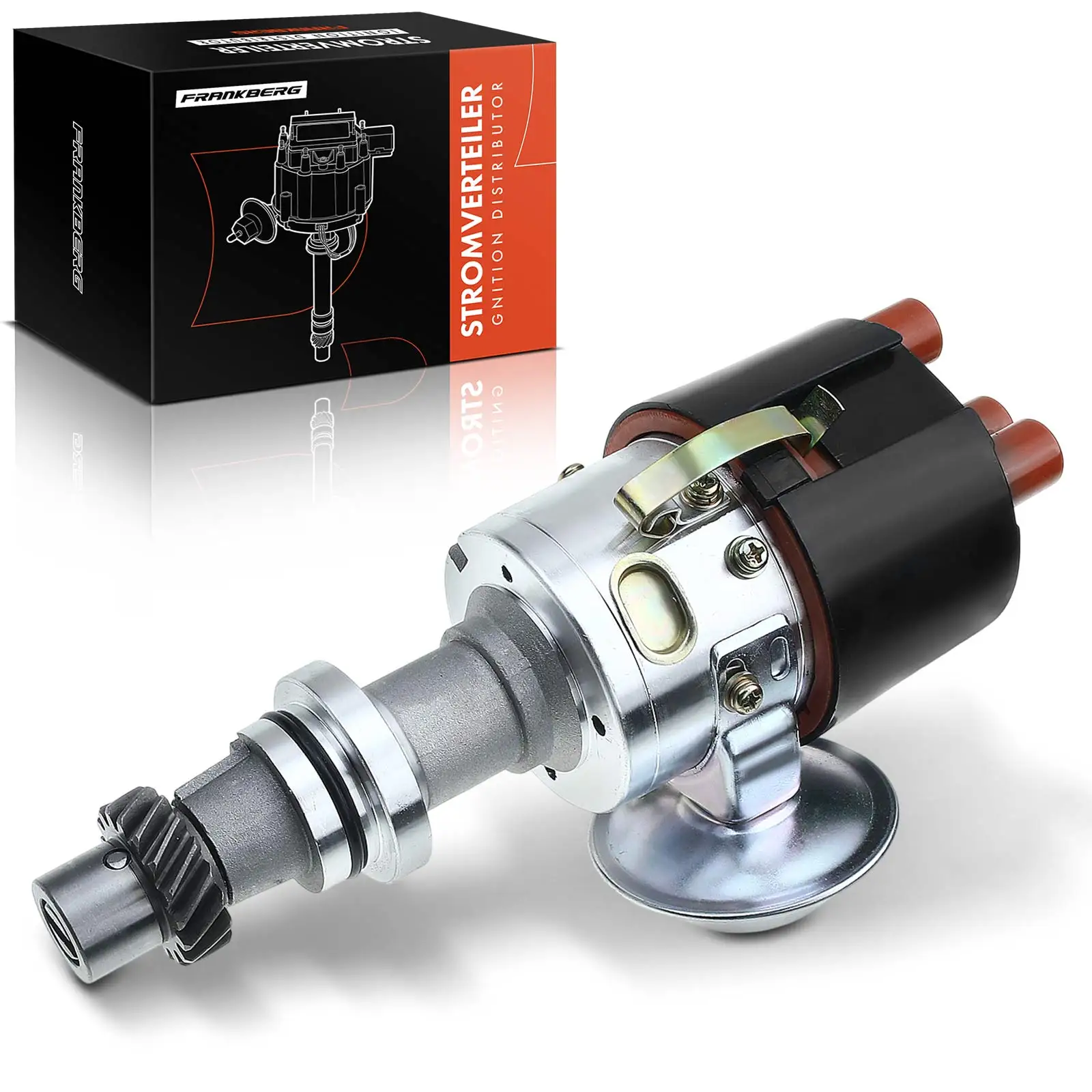 Frankberg 1x ontstekingsverdeler voor VW Golf II 19E 1G1 Jetta II 165 19E 1G2 1.6L 1.8L 1983-1992 026905205AF 027905205S