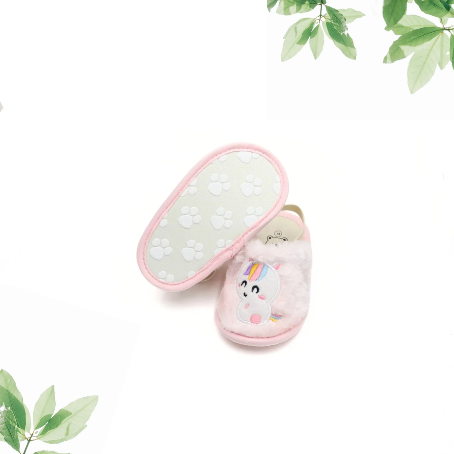 شباشب أطفال لتعلم المشي، غير قابلة للانزلاق ومضادة للسقوط، مناسبة لعمر 0-6-12-18 شهرًا، نعال ناعمة وجيدة التهوية، مناسبة #5