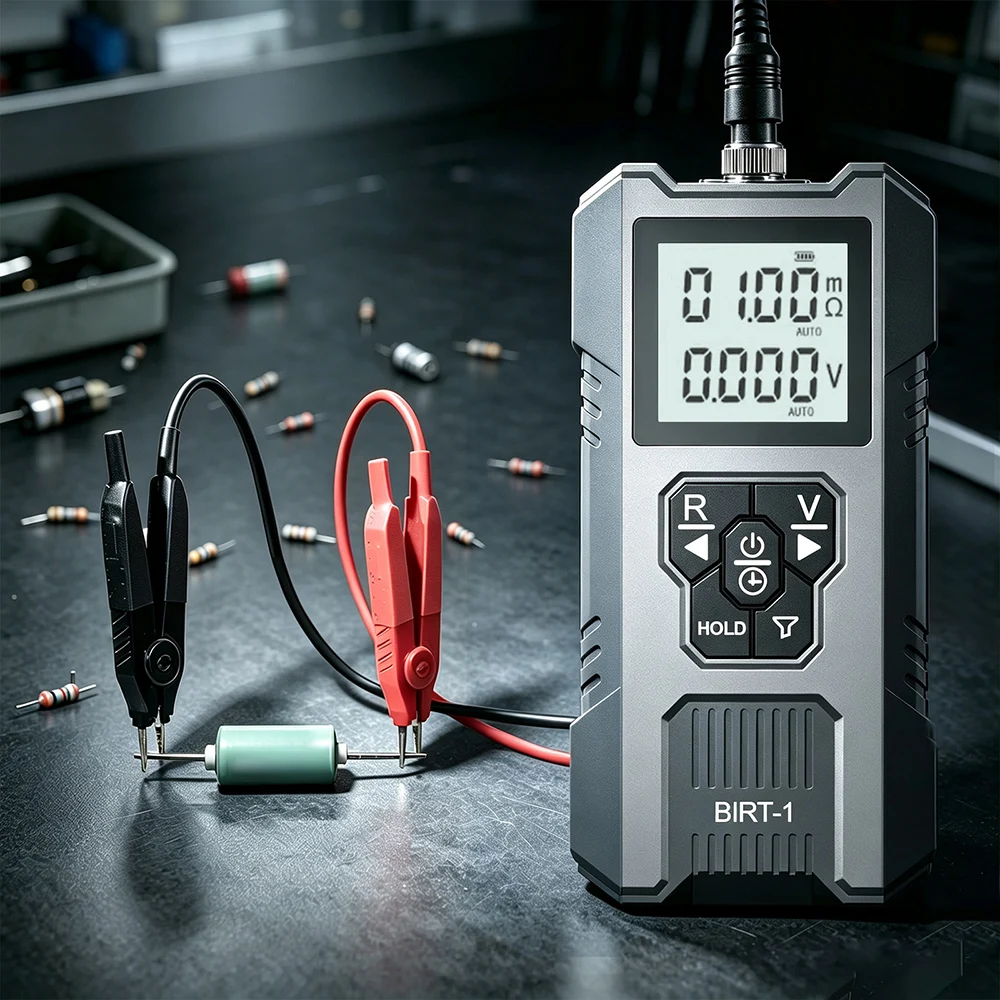 Battery Internal Resistance Tester 0-100V 200Ω Voltmeter Meter For 18650 Lithium LiFePO4 Lead Acid DIY Battery Pack Analyzer