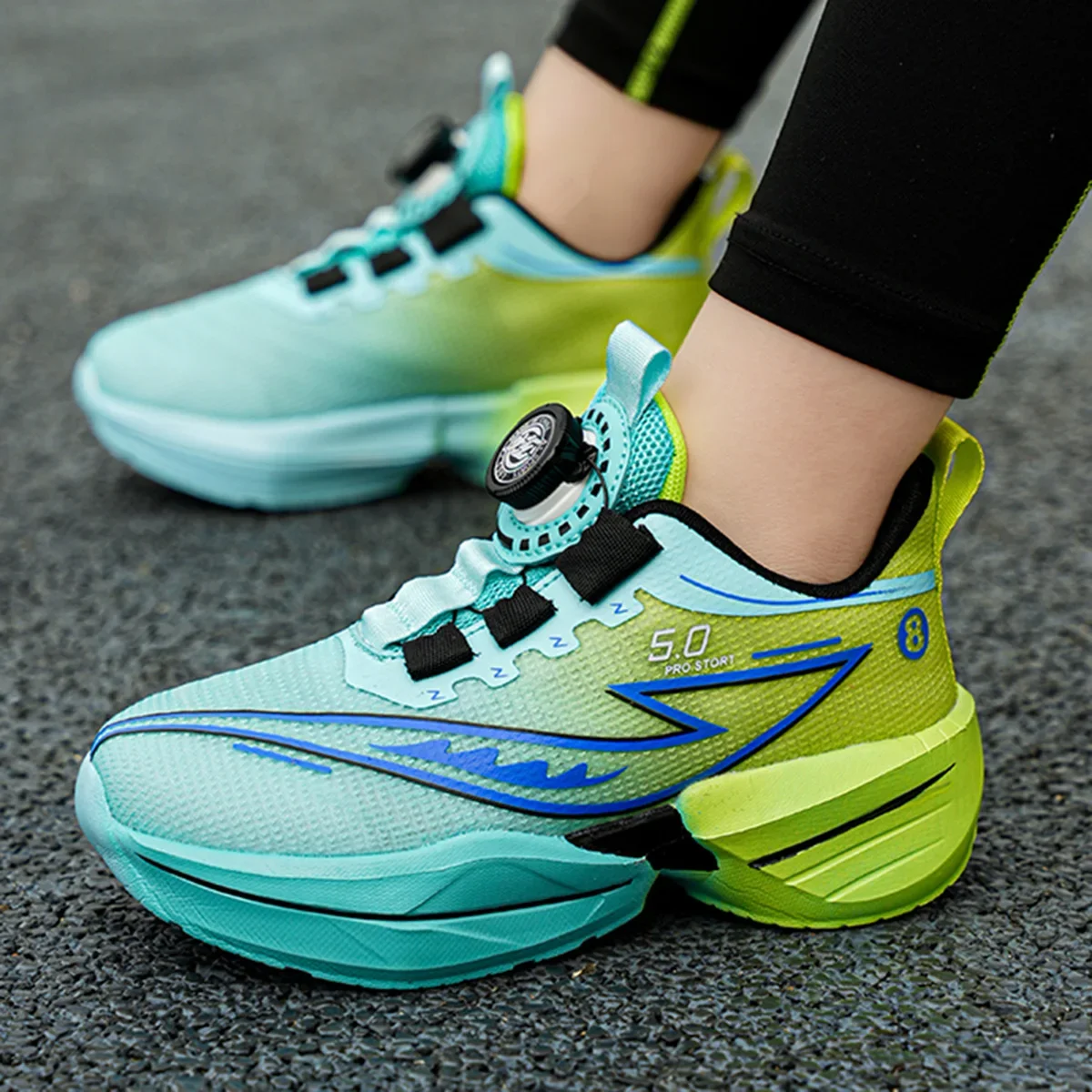 

Children Running Shoes School Training Match Cushioning Anti Slip Tennis Shoes Mesh Rebound Comfortable Casual Sneakers for Kids