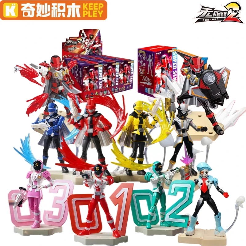 

Keeppley New Original Anime Figure Super Unlimited Edition Edition Vol.2 Kaitou Sentai Lupinranger Blind Box Boys Toy Gifts