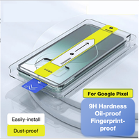 For Google Pixel 9XL 9 8a 6a 7 7a 8 8 Pro 5G Screen Protector Tempered Glass Protective Easy Install Auto-Dust Removal Kit